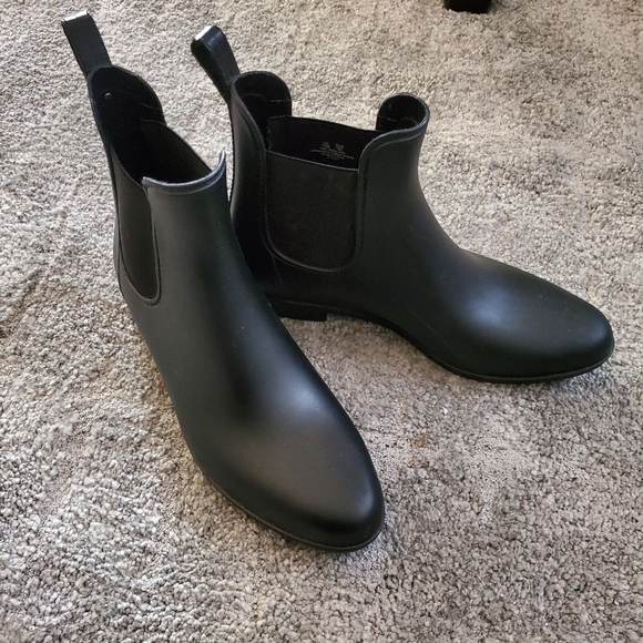 Sam Edelman Shoes - EUC SAM EDELMAN BLACK RAIN BOOTS SIZE 12